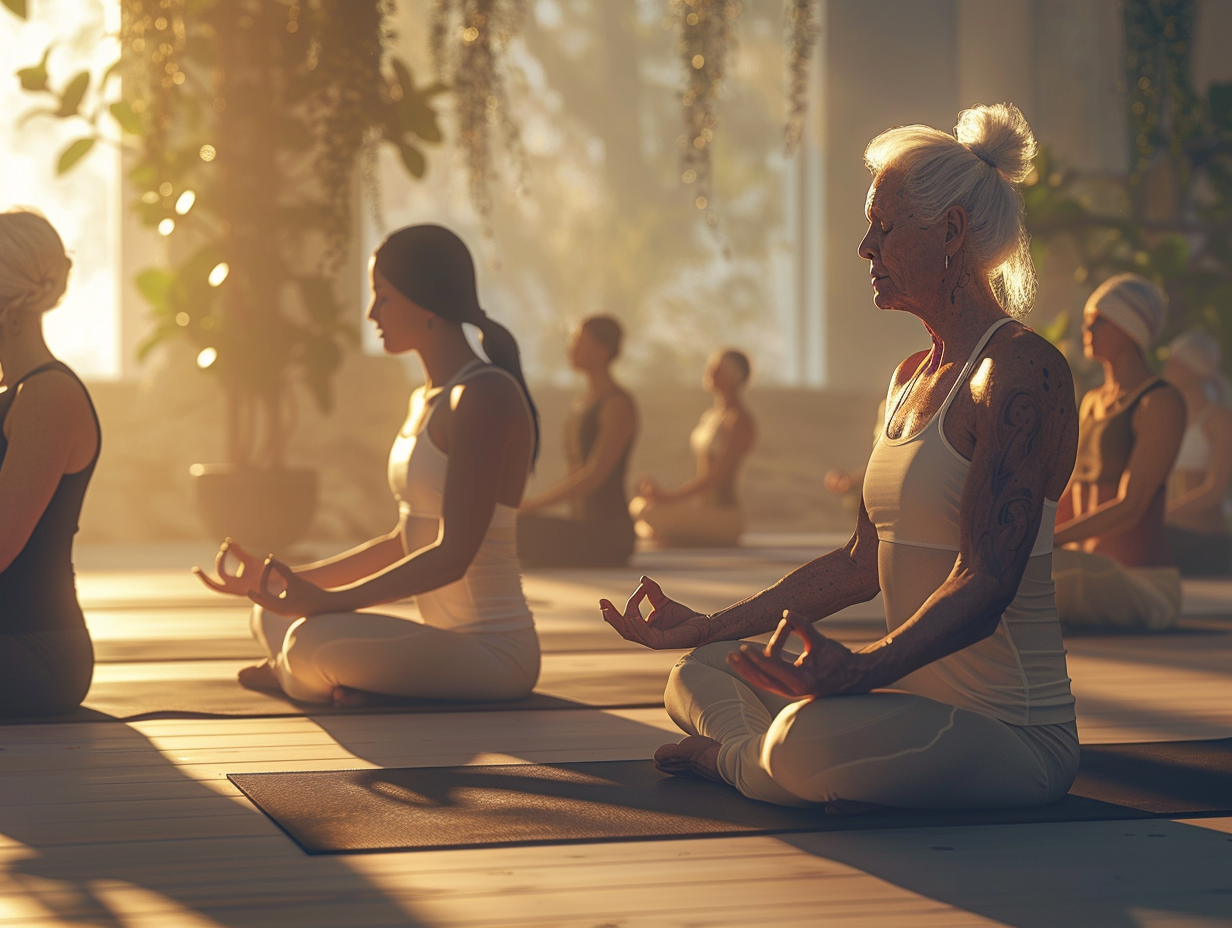 Спокійна медитація на природі